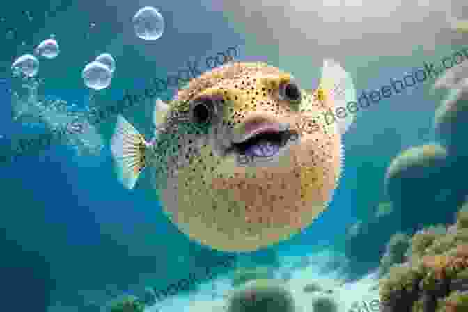 A Colorful Puffer Fish Swimming In The Ocean The Brave Puffer Fish (Ocean Tales)