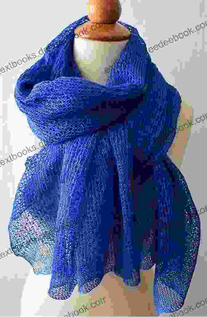 A Knitted Scarf Made Of Blue Yarn Lunch Hour Patchwork: 15 Easy To Start (and Finish ) Projects