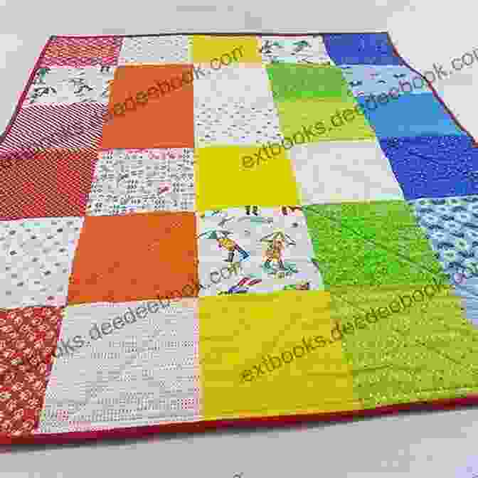 A Quilted Blanket Made Of Colorful Fabrics Lunch Hour Patchwork: 15 Easy To Start (and Finish ) Projects