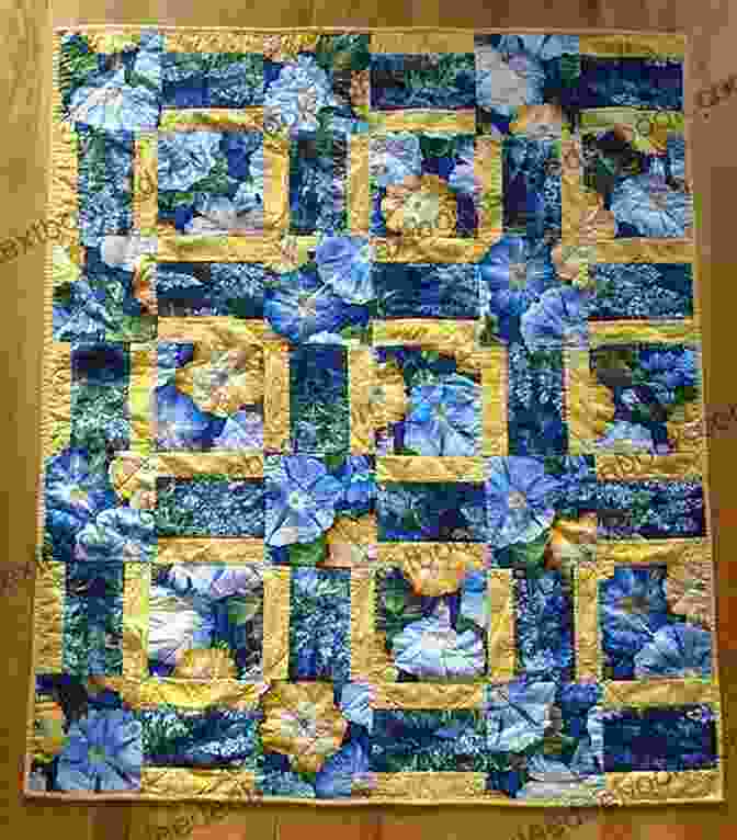 A Stunning One Block Quilt Featuring A Vibrant Floral Pattern The Big Of One Block Quilts: 57 Single Block Sensations