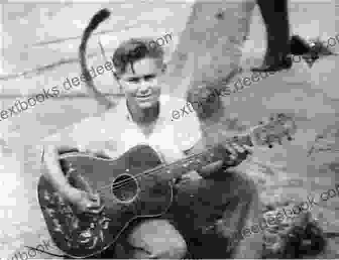 A Young George Jones Playing The Guitar Legends Of Country Music George Jones