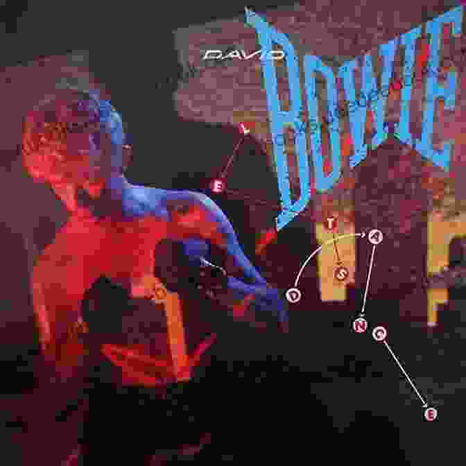 Album Cover Of David Bowie's Let's Dance, Featuring A Close Up Of Bowie's Face With Geometric Patterns And Bright Colors Let S Dance David Bowie