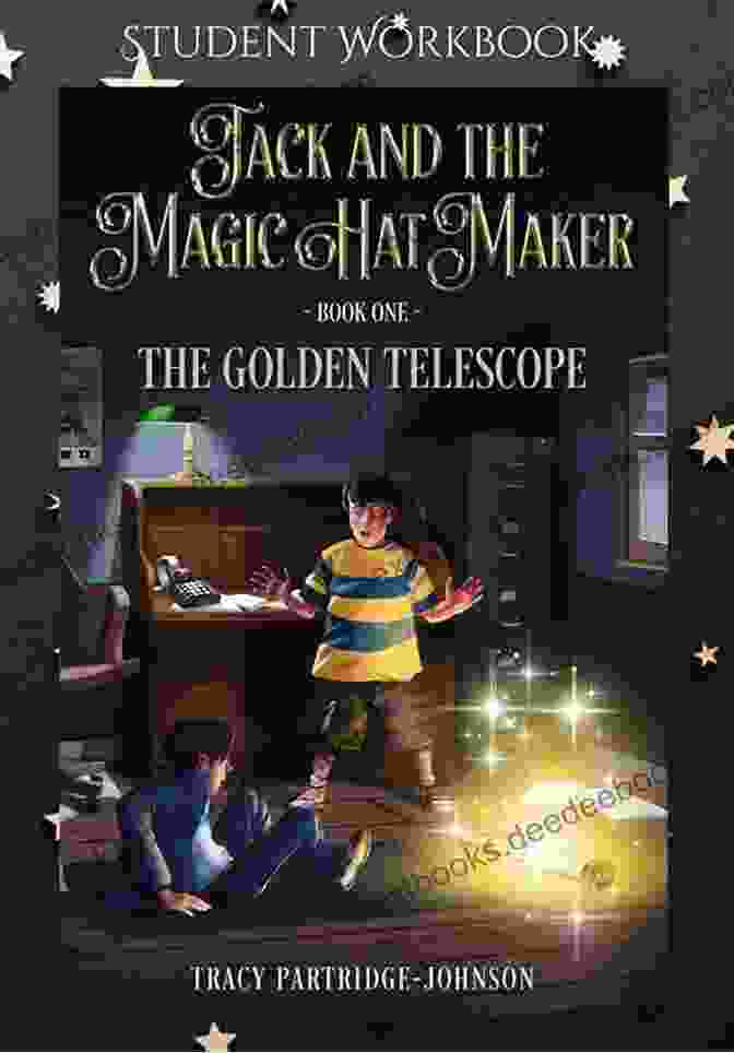 An Illustration Of Jack Holding The Golden Telescope, Surrounded By Talking Animals In An Enchanted Forest. The Golden Telescope (Jack And The Magic Hat Maker 1)