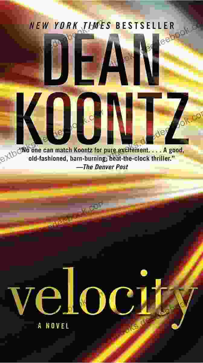 Book Cover Of Velocity By Dean Koontz Velocity: A Novel Dean Koontz