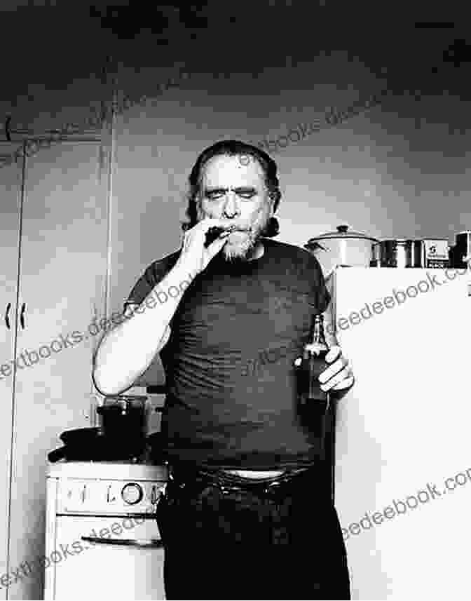 Charles Bukowski, A Man With A Cigarette In His Mouth And A Serious Expression On His Face The Man Who Wrote Dirty