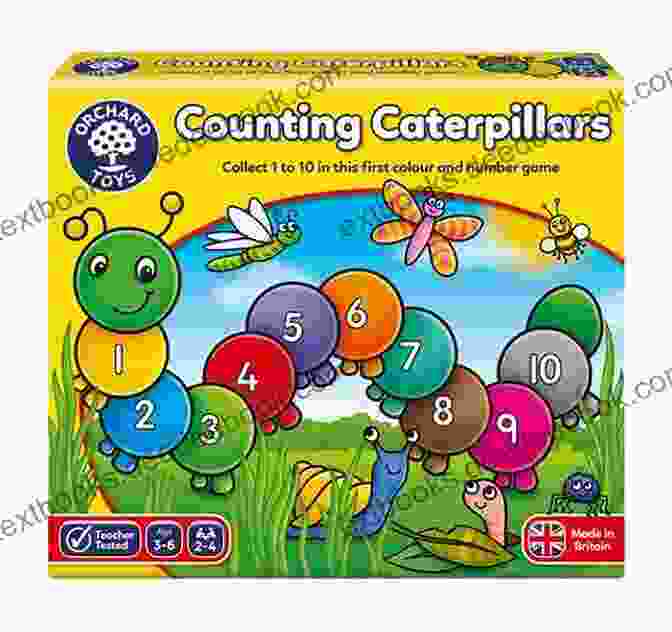 Child Playing Counting Caterpillars Game Math Games For Kids And Toddlers : 50+ Fun Games To Build Math Skills (Educational For Kids Zirlotto 2)