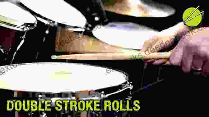 Drummer Performing Double Stroke Roll 50 Essential Warm Ups For Drums: Drum Exercises For Improving Control Speed And Endurance (Learn To Play Drums 6)