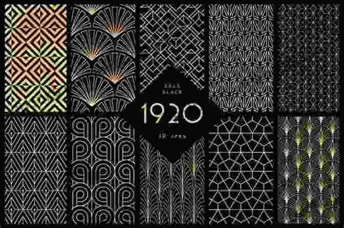 Fabric With Art Deco Inspired Seamless Motif Pattern Lace Crochet Pointed Hem Tank Top Tunic Dress Pattern: An Art Deco Inspired Seamless Motif Pattern By Kristen Stein