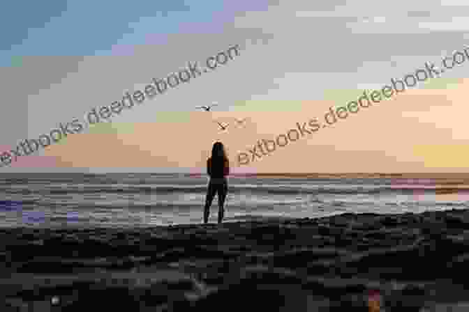 Lena Standing On A Beach, Gazing Out At The Vastness Of The Ocean Neither Here Nor There Nikki Harmon