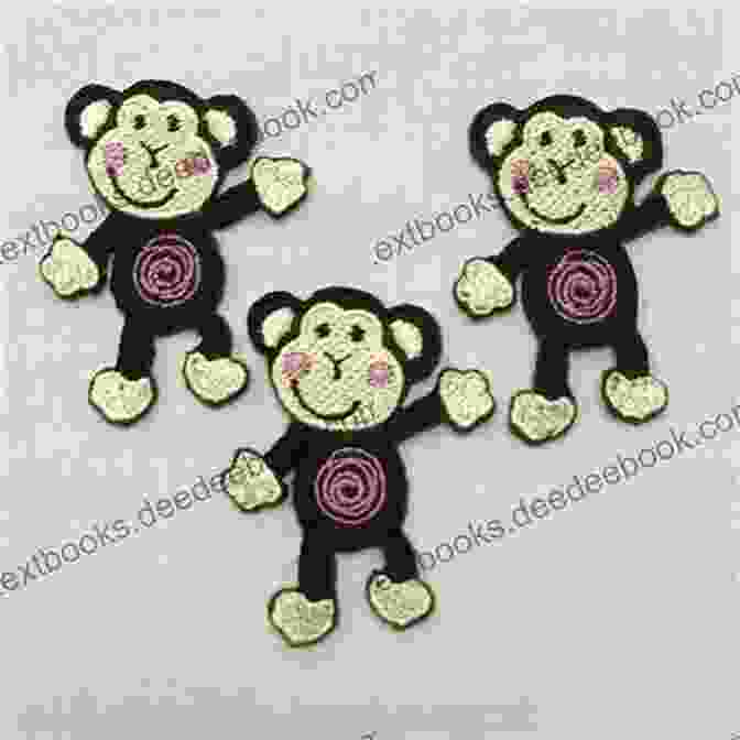 Mischievous Monkeys Motif Lunch Hour Embroidery: 130 Playful Motifs From A To Z