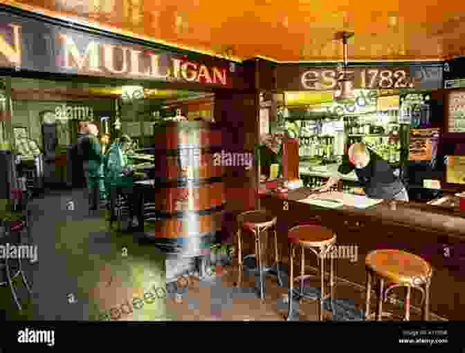 Patrons Socializing At Mulligan's, Enjoying Drinks And Laughter Mulligan S: Grand Old Pub Of Poolbeg Street