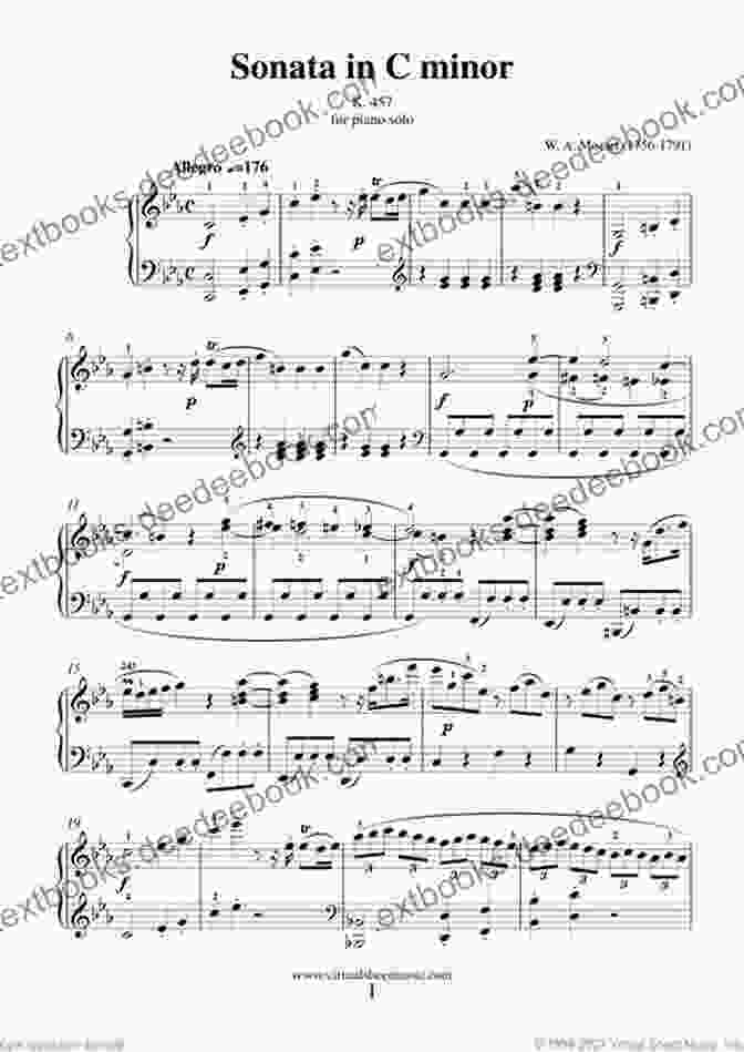 Sheet Music For Sonatina In C Minor By Wolfgang Amadeus Mozart Belwin Contest Winners 1: 15 Original Early Elementary To Elementary Piano Solos From The Libraries Of Belwin Mills And Summy Birchard (Piano)