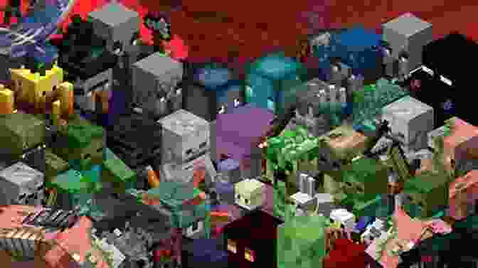 Steve Standing In A Minecraft Field, Facing A Group Of Hostile Mobs Steve S Adventures: The Craving Games (Minecraft 1)