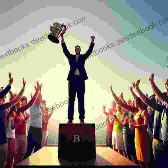 Steve Standing Victorious On A Podium, Surrounded By Cheering Crowds Steve S Adventures: The Craving Games (Minecraft 1)