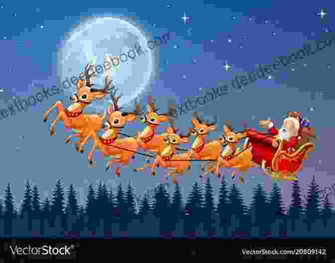 The Itsy Bitsy Reindeer Flying With Santa Claus The Itsy Bitsy Reindeer Jeffrey Burton